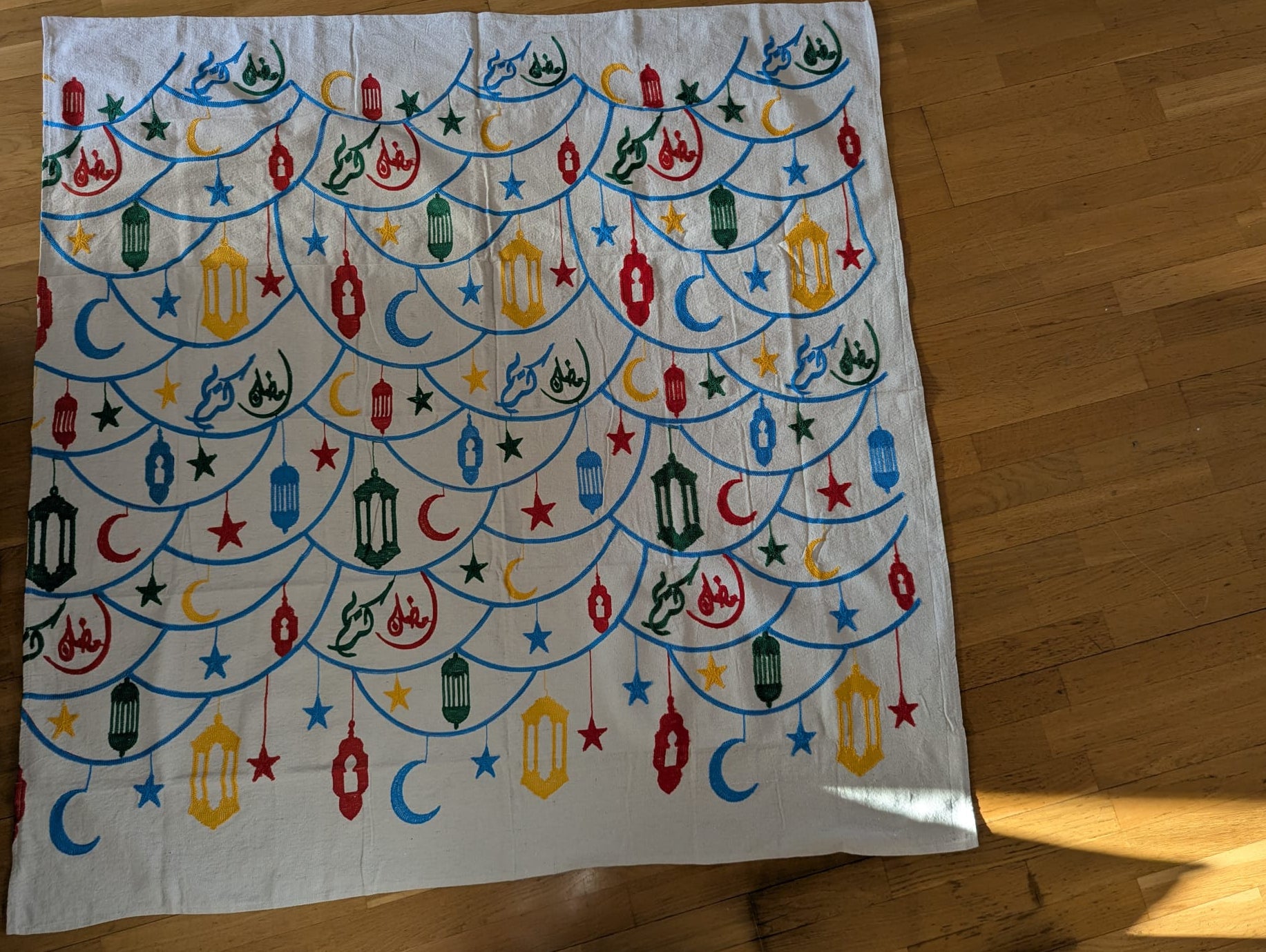 مفرش سفره رمضان 150*150 سم