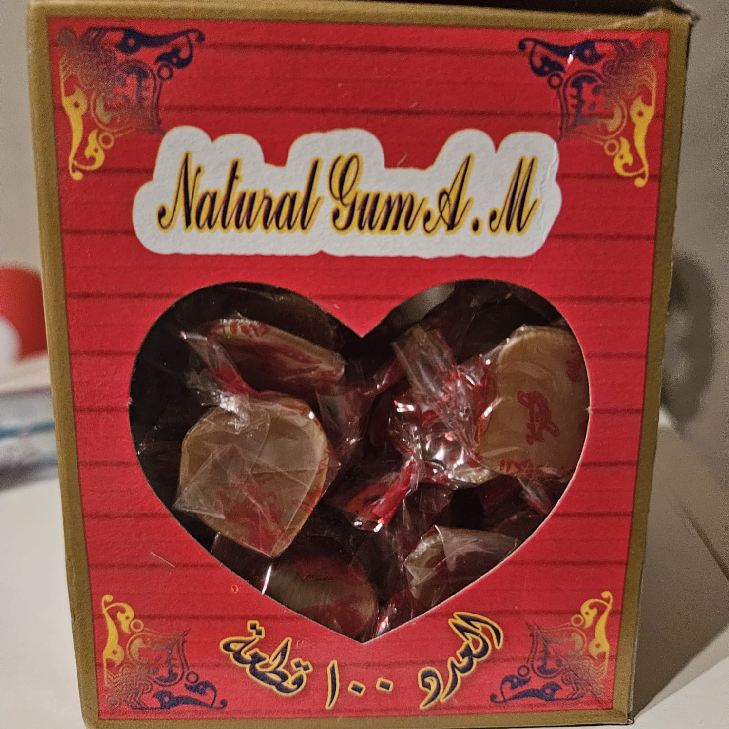 لبان طبيعي مستكة - سمارة ١٠٠ قطعة